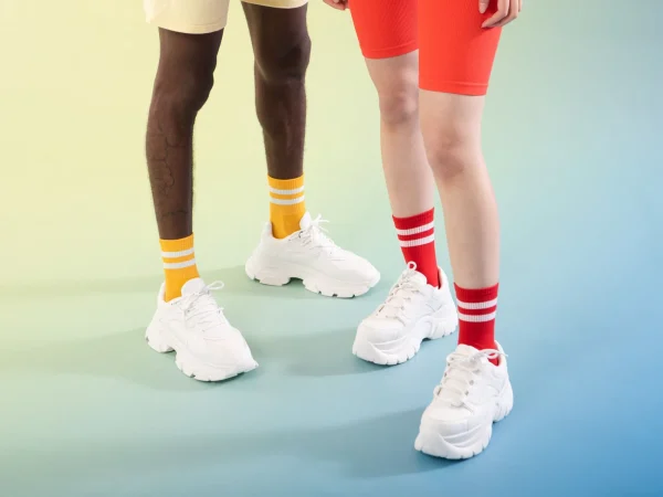 Doiy SOCKS KETCHUP&MUSTARD X2