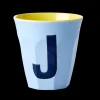 Rice TAZZA CON LETTERA "J"