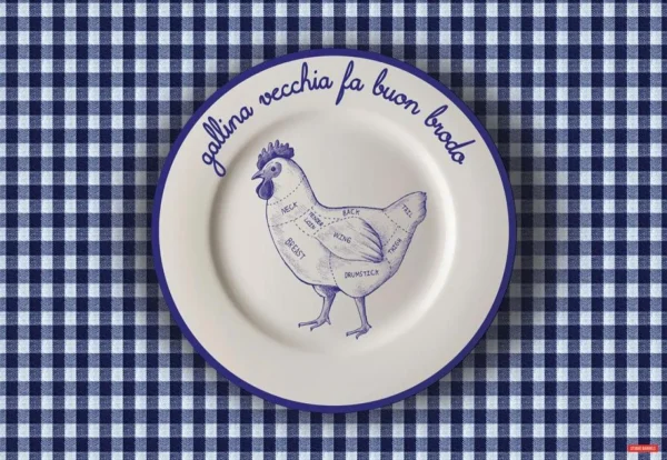 Milano 1919 TOVAGLIETTA GALLINA 30X44 CM