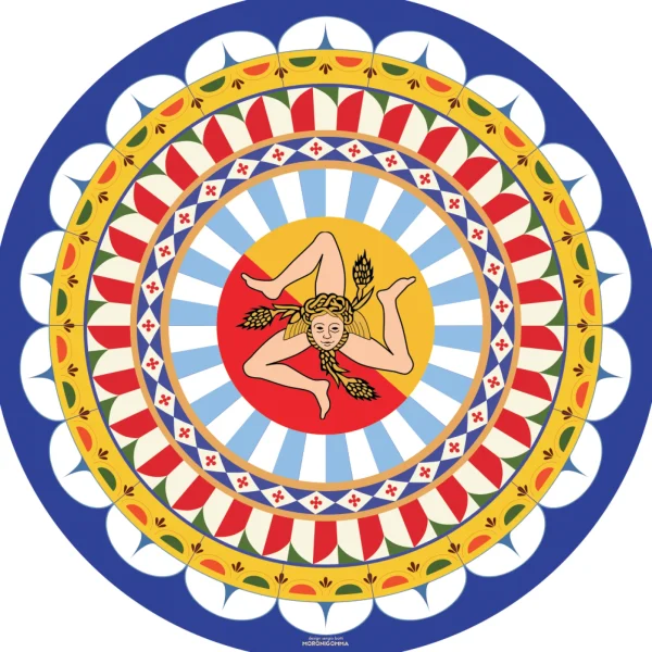 Moroni gomma TOVAGLIETTA TESORI TRINACRIA TONDA